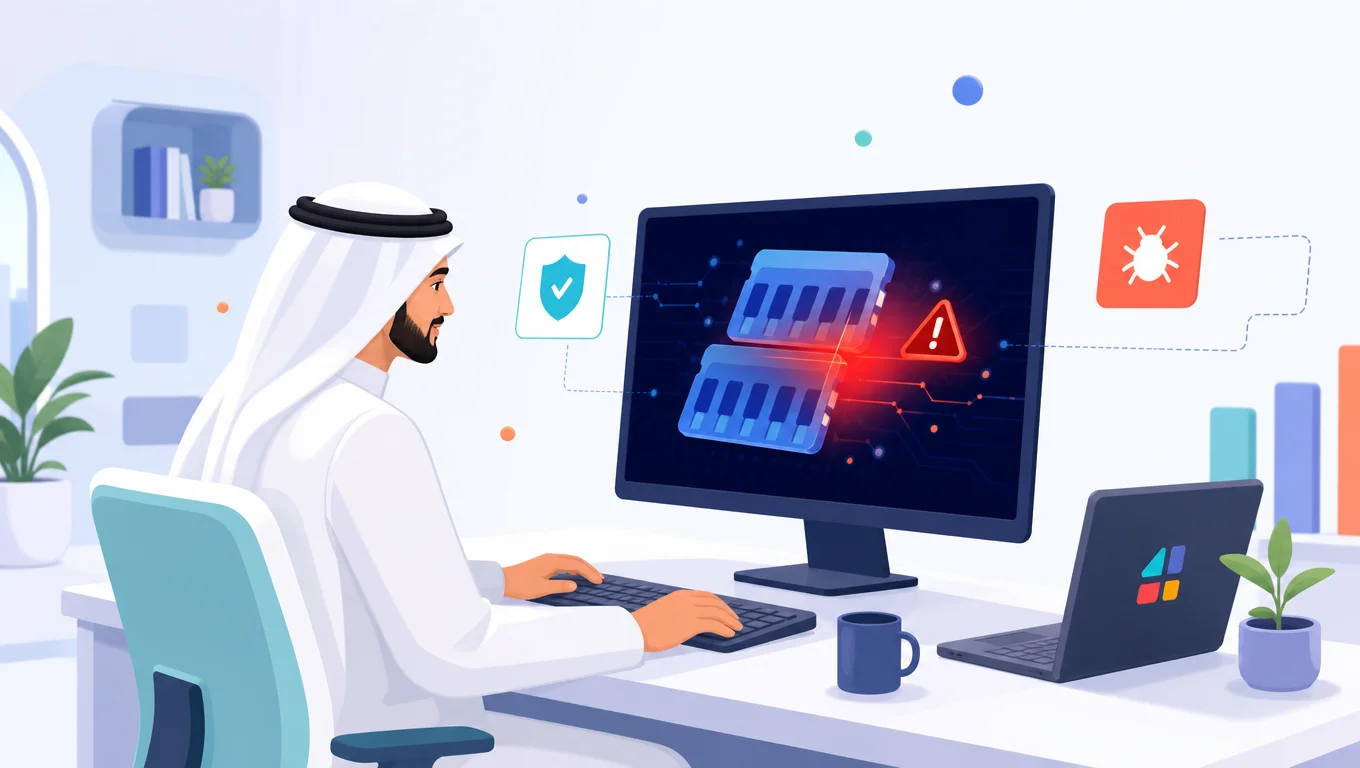 مسؤول تقنية سعودي يراقب ثغرة Apache HTTP Server وتحذير أمني على الشاشة