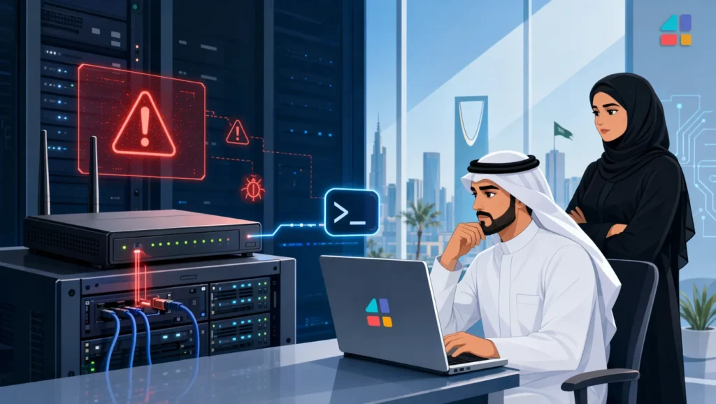 مختص أمن سيبراني سعودي يفحص ثغرة جهاز D-Link DIR-456U مع تحذير باب خلفي Telnet