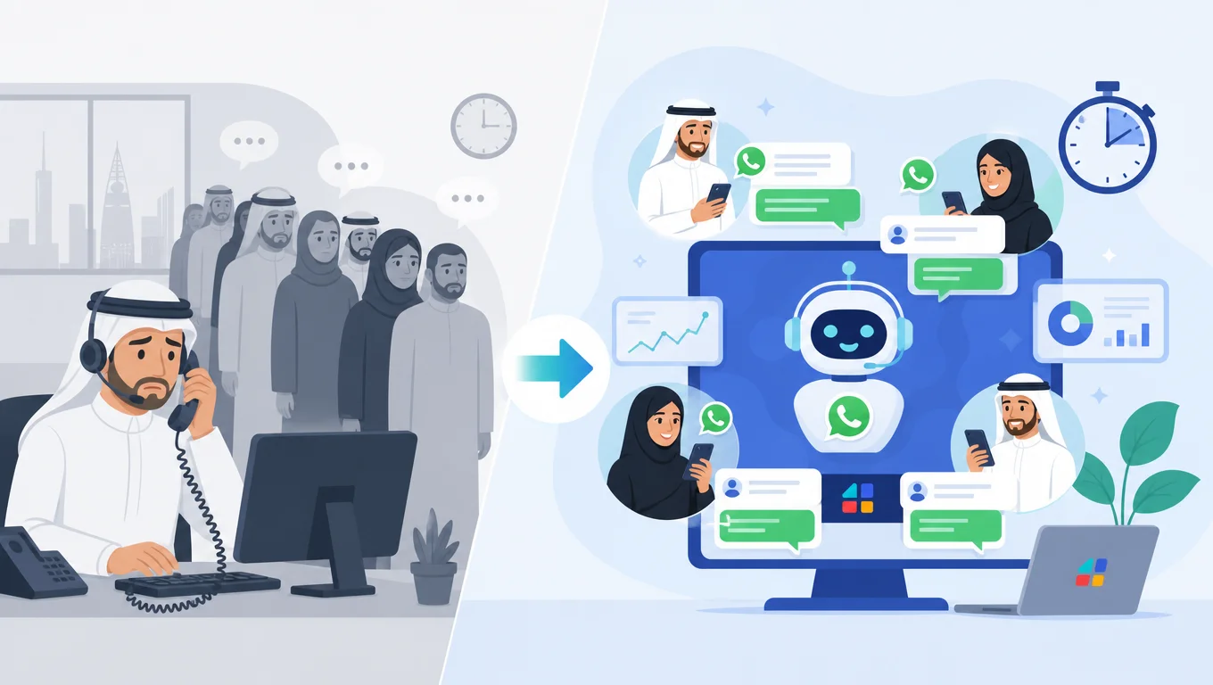 مقارنة بين خدمة العملاء التقليدية والذكاء الاصطناعي عبر واتساب أعمال لتحسين تجربة العملاء