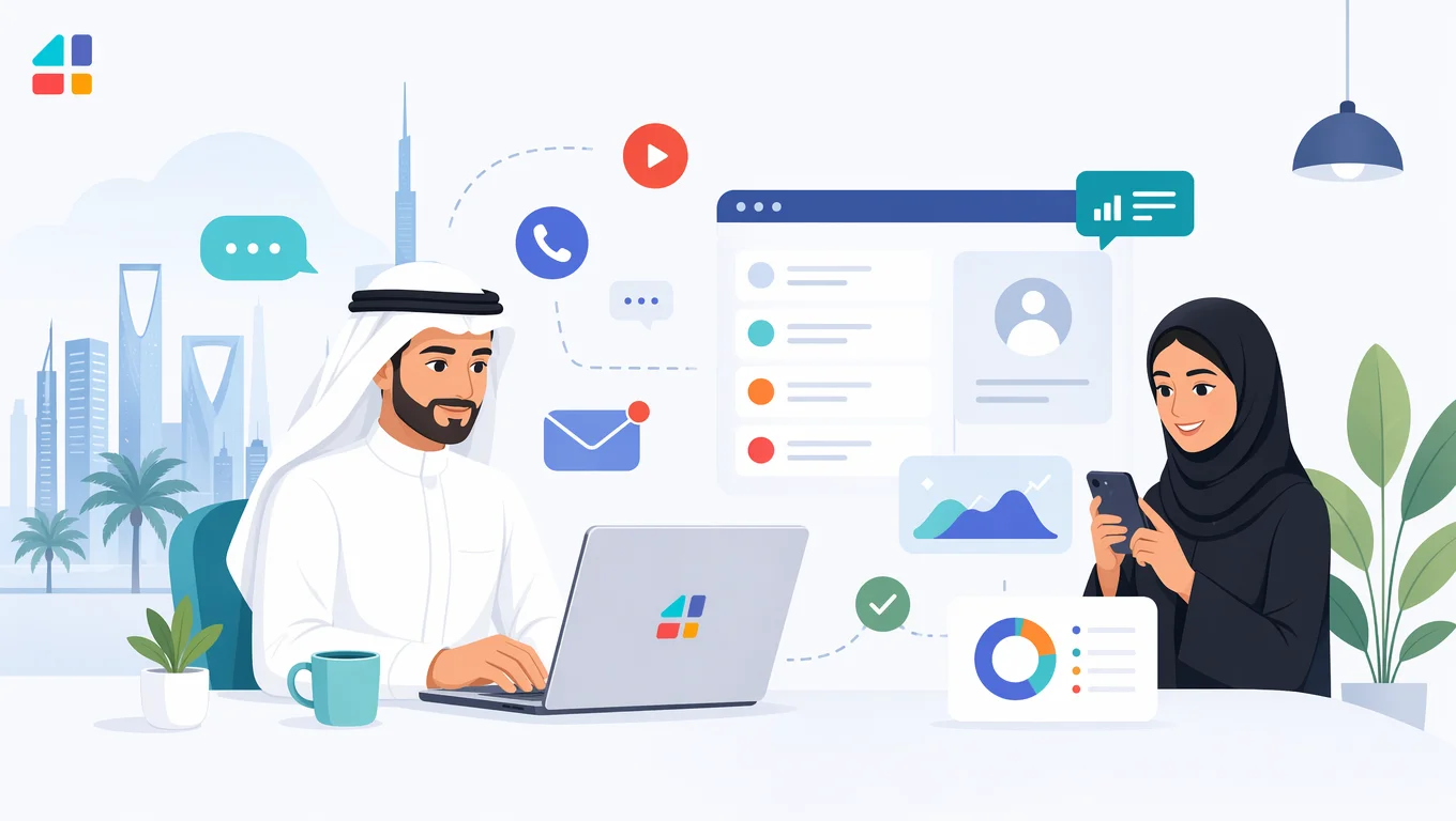 صورة توضيحية لروازن الدولية للتجارة وخدمات الاتصالات الرقمية في السعودية