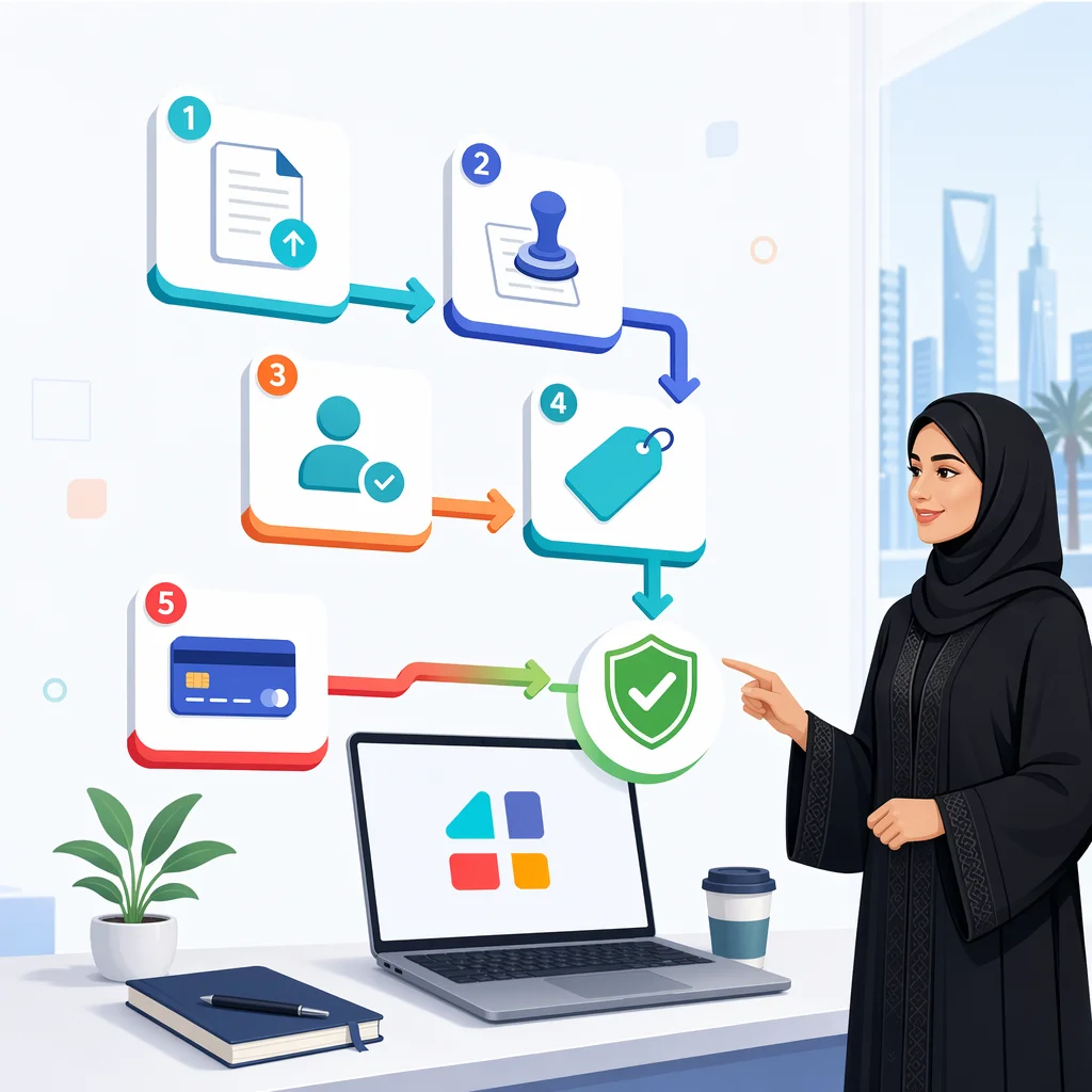 خطوات تفعيل اسم المرسل Sender ID في السعودية عبر منصة فورجوالي من التسجيل حتى الاعتماد