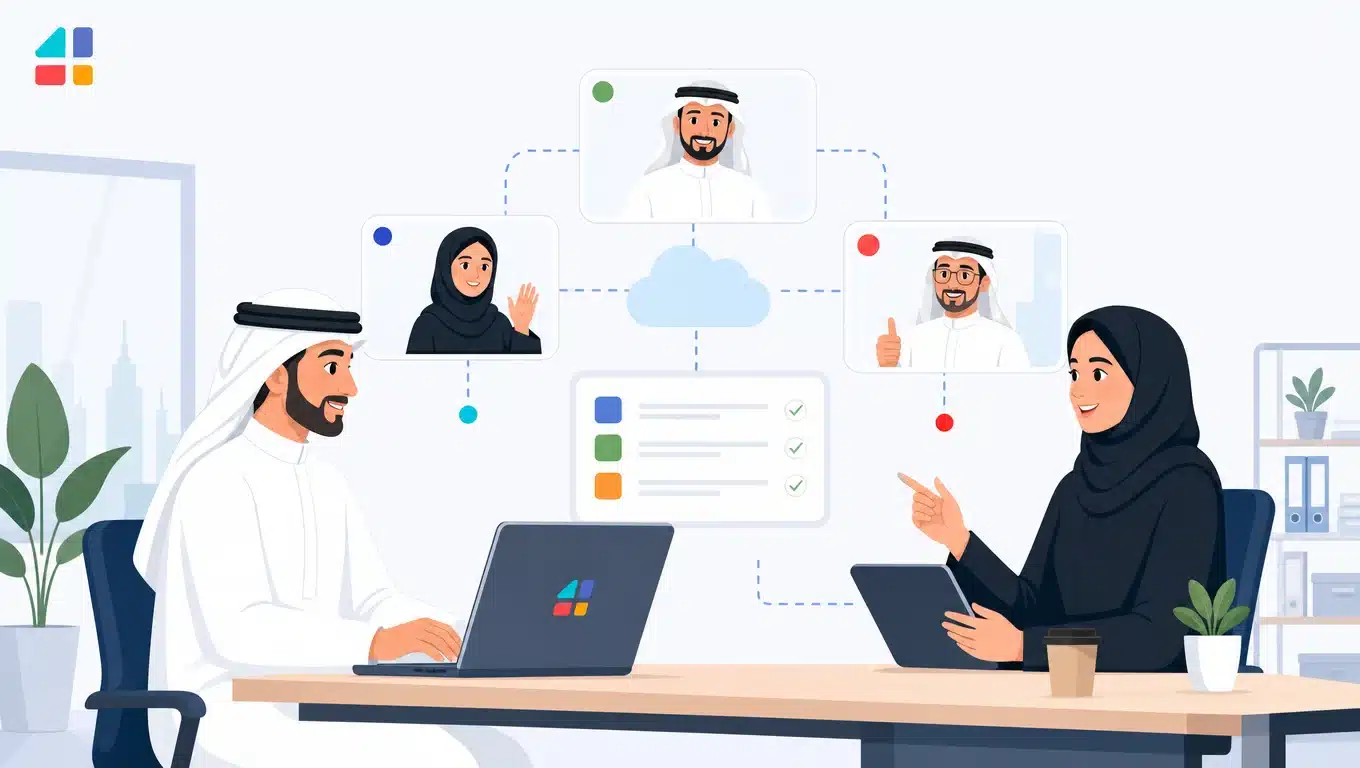 فريق عمل سعودي يتعاون عن بُعد باستخدام ووردبريس 7.0 لإدارة المشاريع